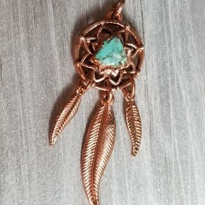 TVD Arizona Turquoise Dreamcatcher Necklace